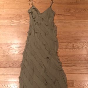 Chetta B long chiffon dress